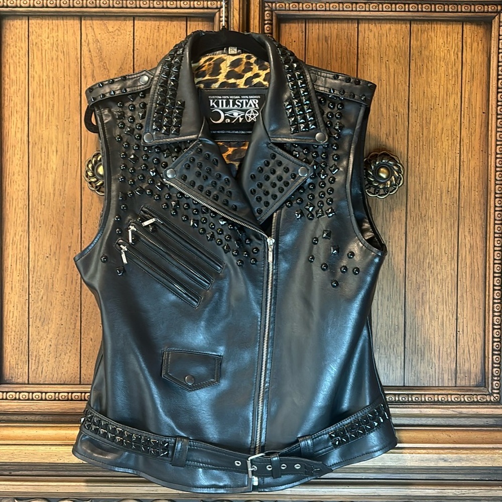 Stay Hexed Vegan Leather Vest